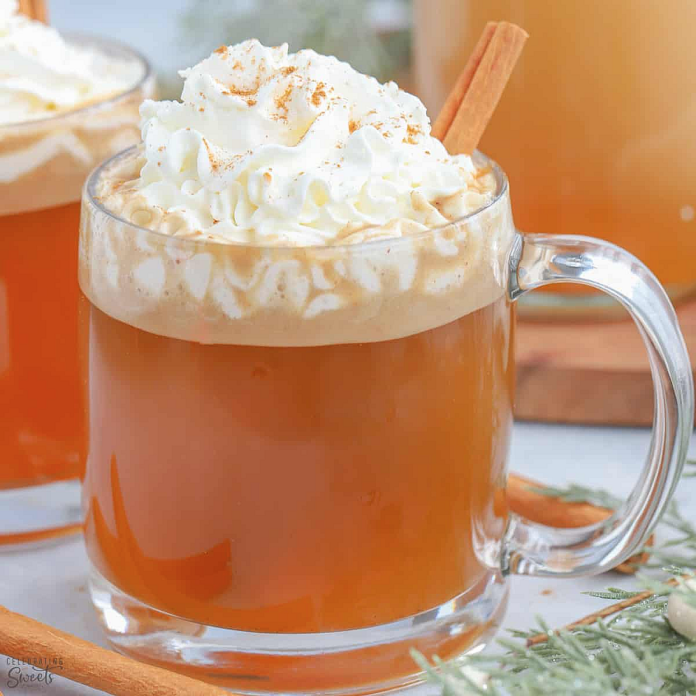 hot buttered rum beverage